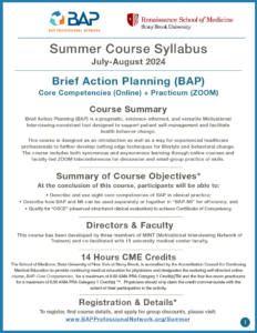 BAP Summer Course Syllabus CME